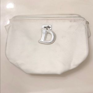 Authentic Dior Beauty Small White Bag / Pouch